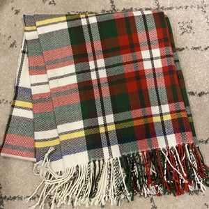 Plaid Pottery Barn blanket